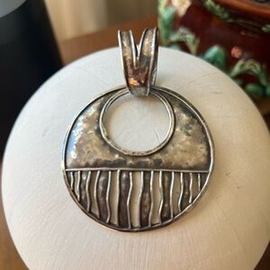 Silpada Cascading Waves Textured Sterling Pendant